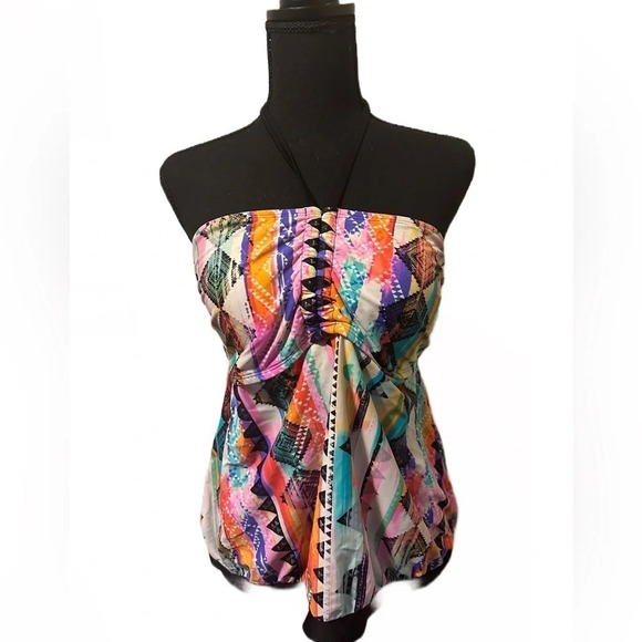 Halter Top Tankini - Picture 1 of 5